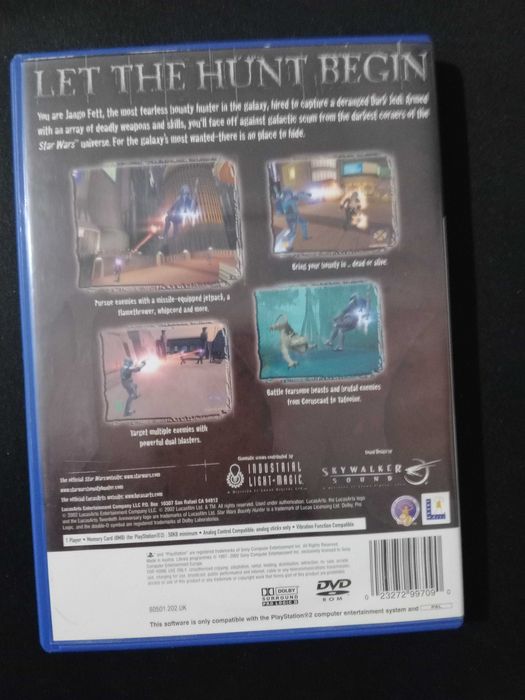 Jogo para Ps2 "Star Wars Bounty Hunter"