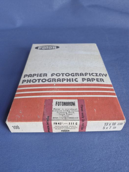Stary Papier Fotograficzny PRL
