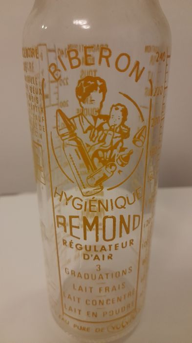 Biberon de vidro antigo