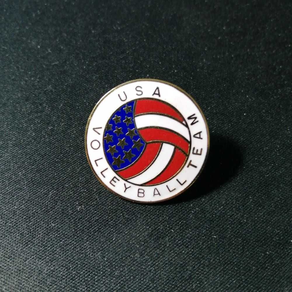Pin colecionável - USA Volleyball Team, anos 80