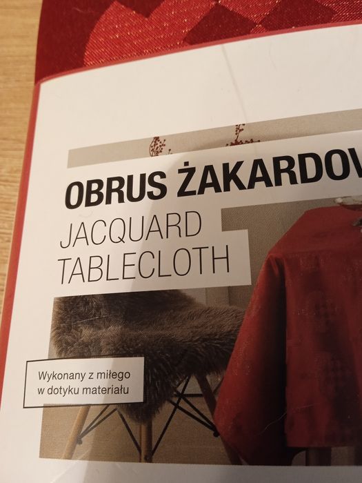 Obrus plamoodporny żakardowy smukee
