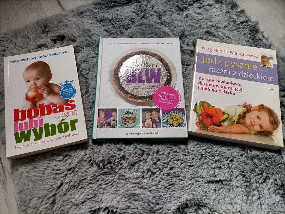 Zestaw książek dieta dla dziecka noworodka zestaw 3 książek