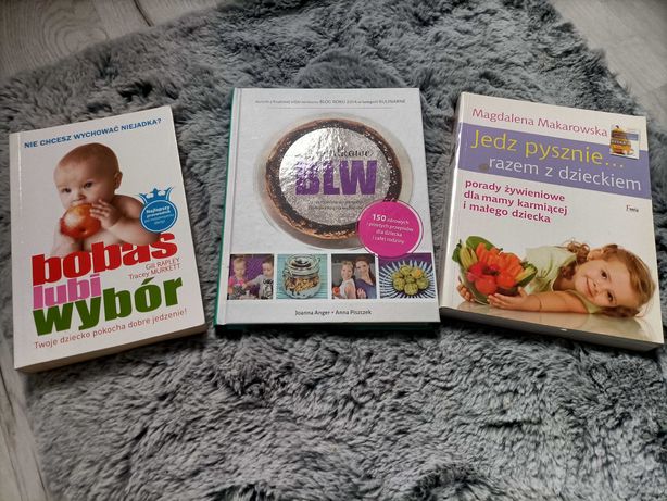 Zestaw książek dieta dla dziecka noworodka zestaw 3 książek