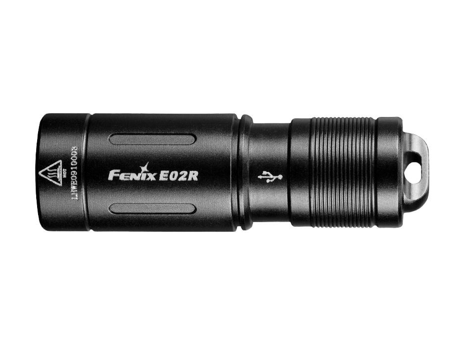 Latarka diodowa Fenix E02R czarna (E02R black)