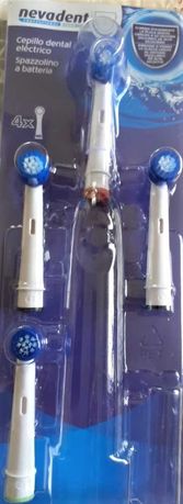 Cabeças de escova de dentes elétrica NOVAS (preço c/portes incluídos)
