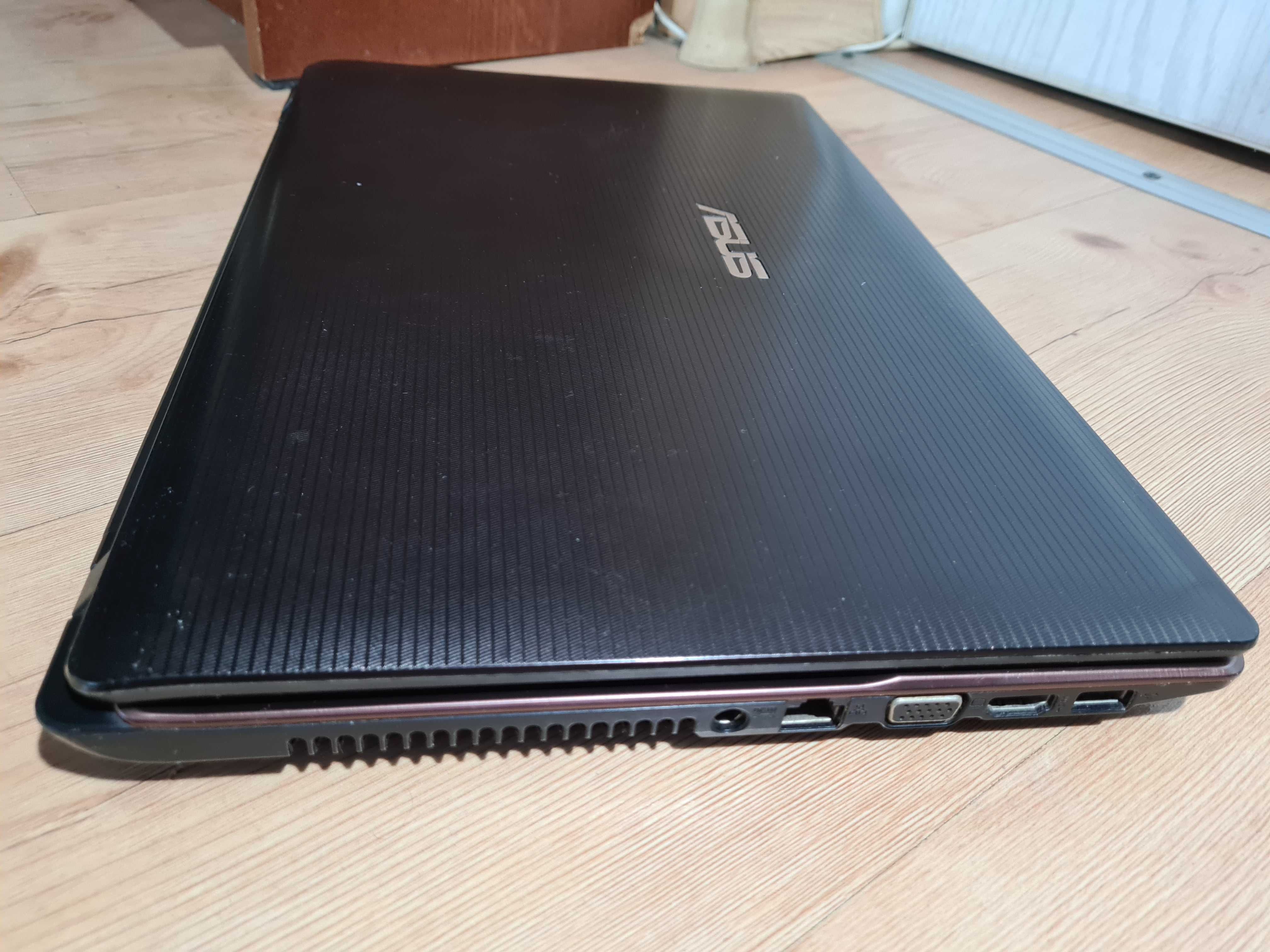 Laptop Asus x53s 15,6 cala  Intel Core i7 ram 8 GB  ssd 256 GB