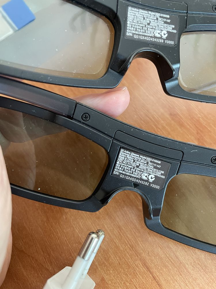 2 szt. Okulary 3d do tv telwizora aktywne samusng ssg-5100gb