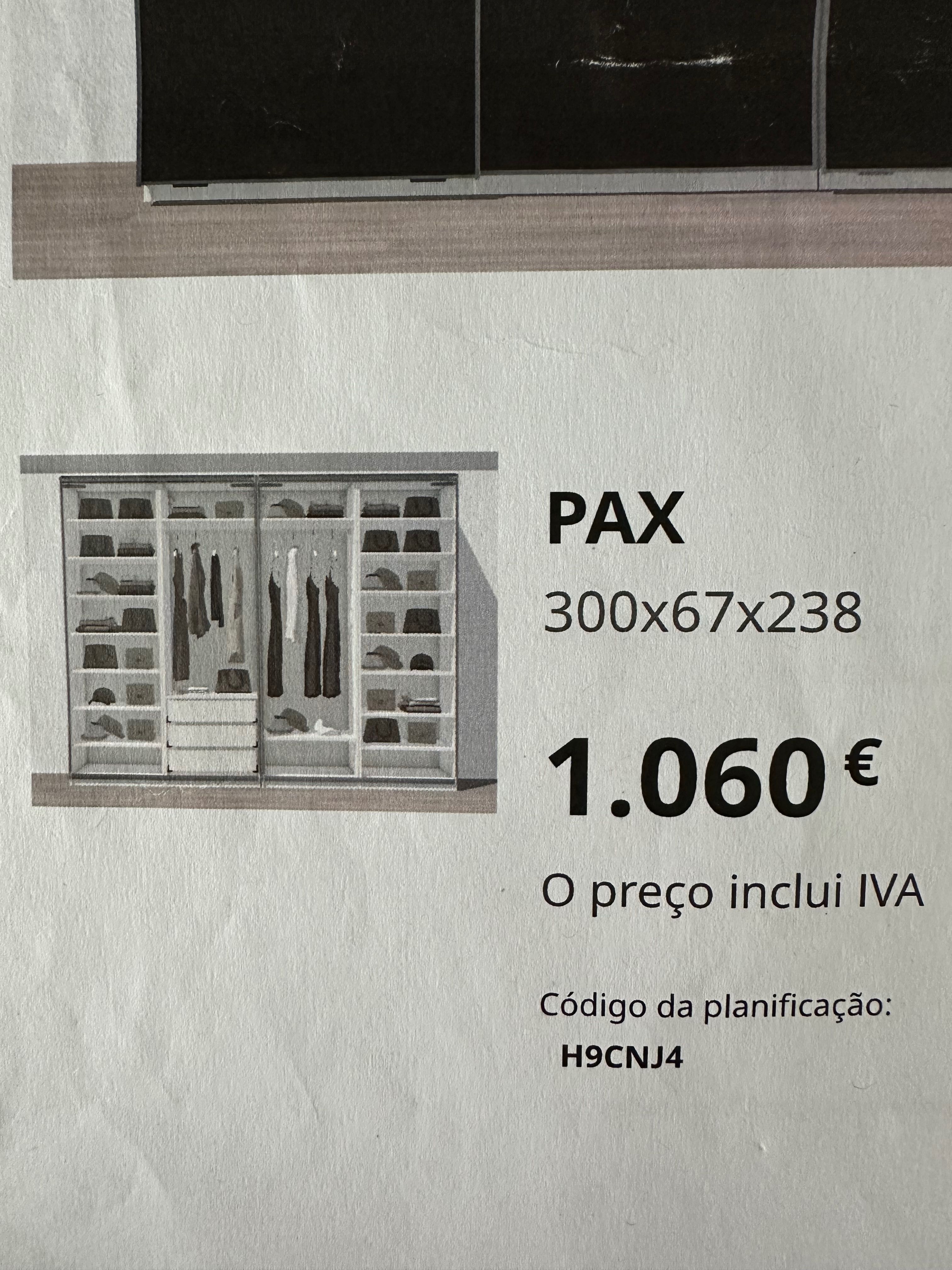 Móveis PAX da IKEA quase novos (pode ser 2 grandes o 4 pequenos)
