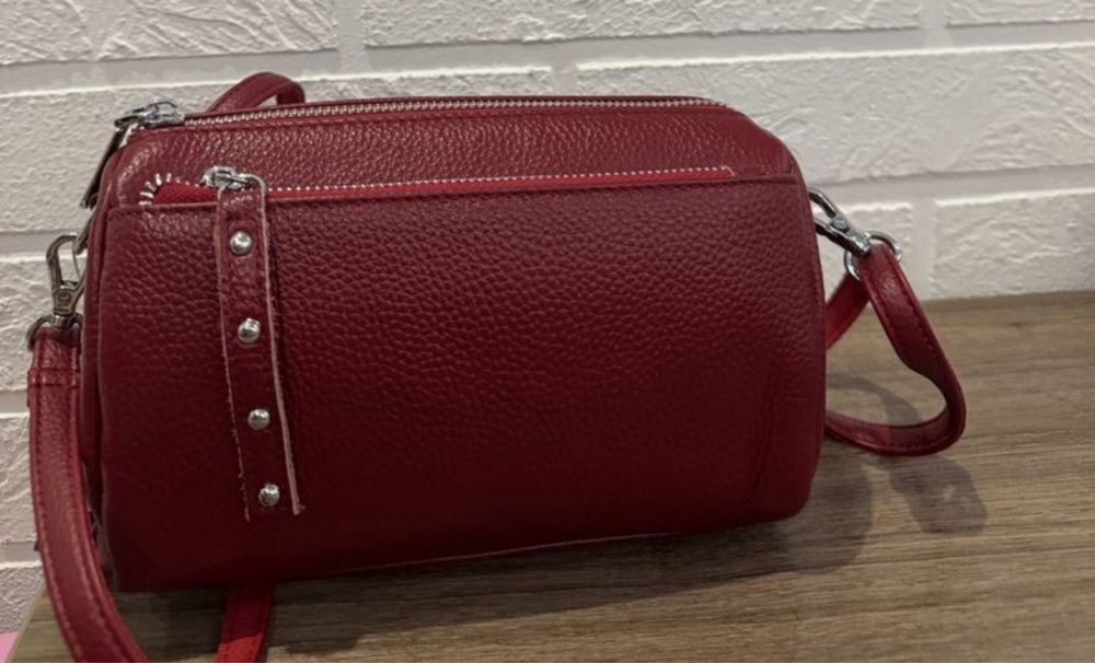 сумочка жіноча, клатч натуральна шкіра