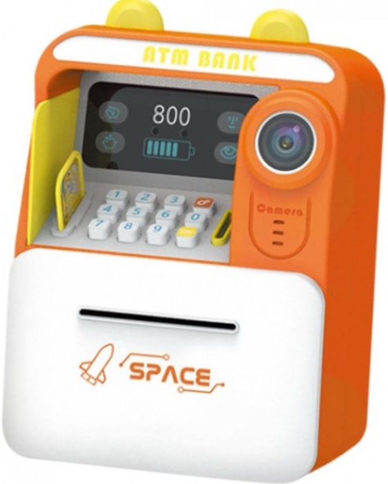 Дитячий сейф скарбничка, мелодії, підсвічування,карта, імітація камери