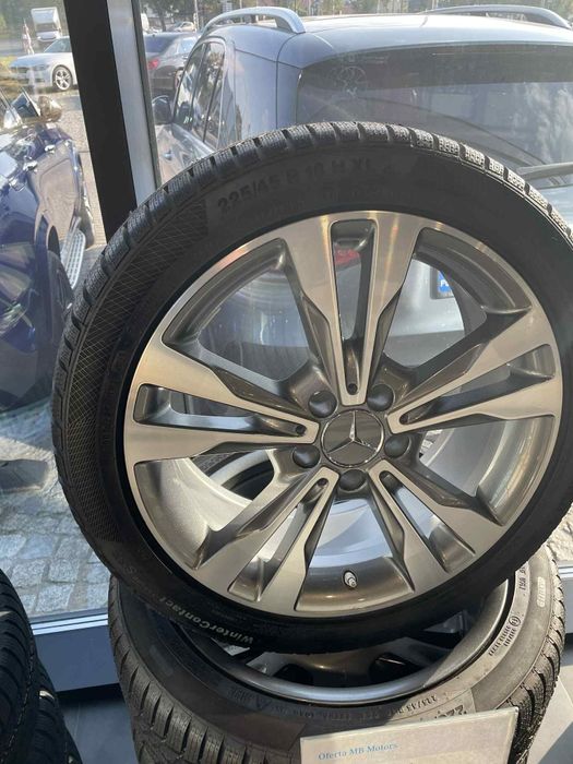 Mercedes 225 45 R18 kompletne koła opony zimowe Continental