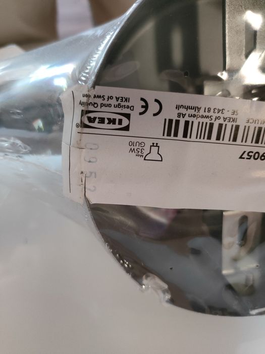 Lampa podwójna w komplecie z żarówkami