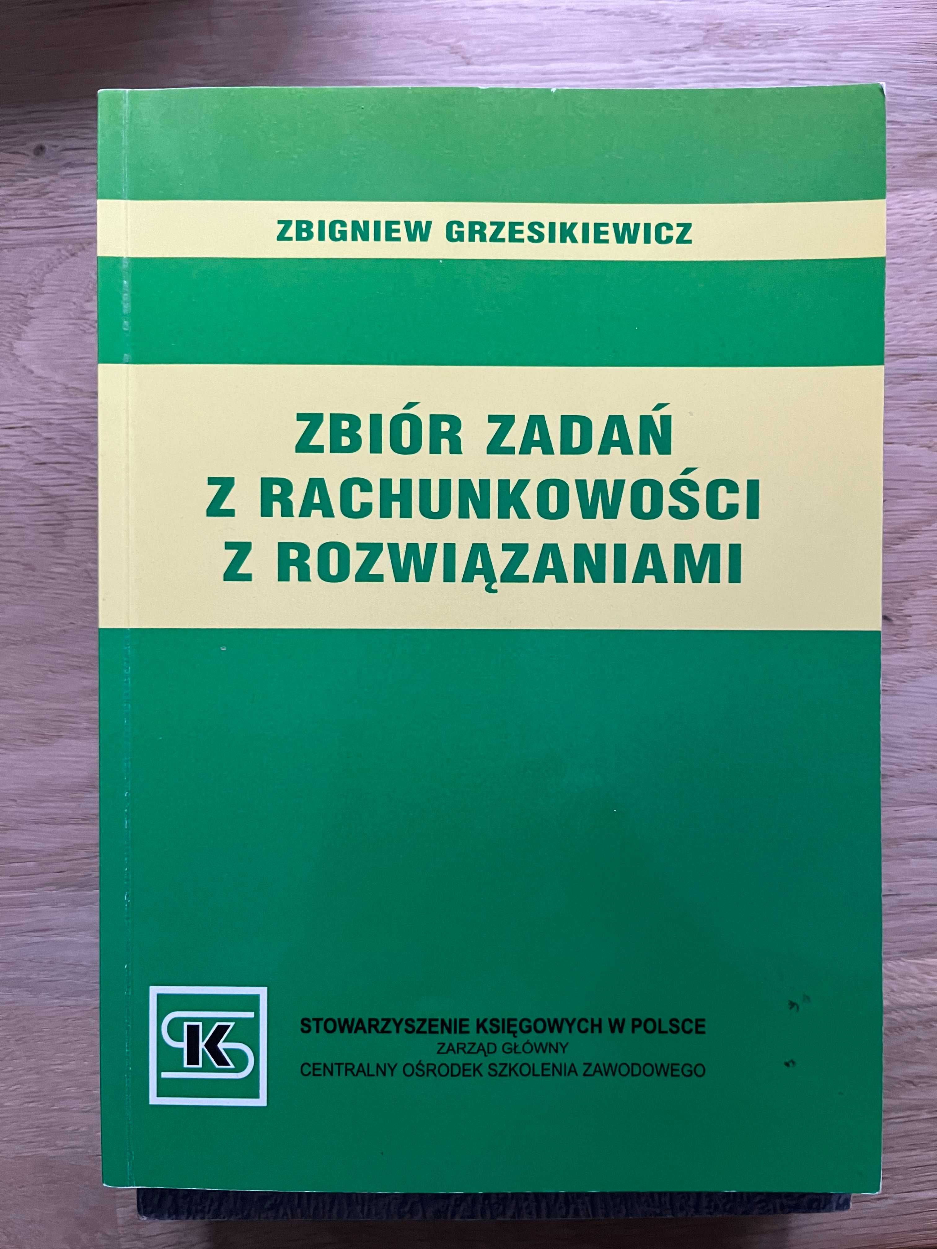 Książka Zbiór zadań z rachunkowości Grzesikiewicz