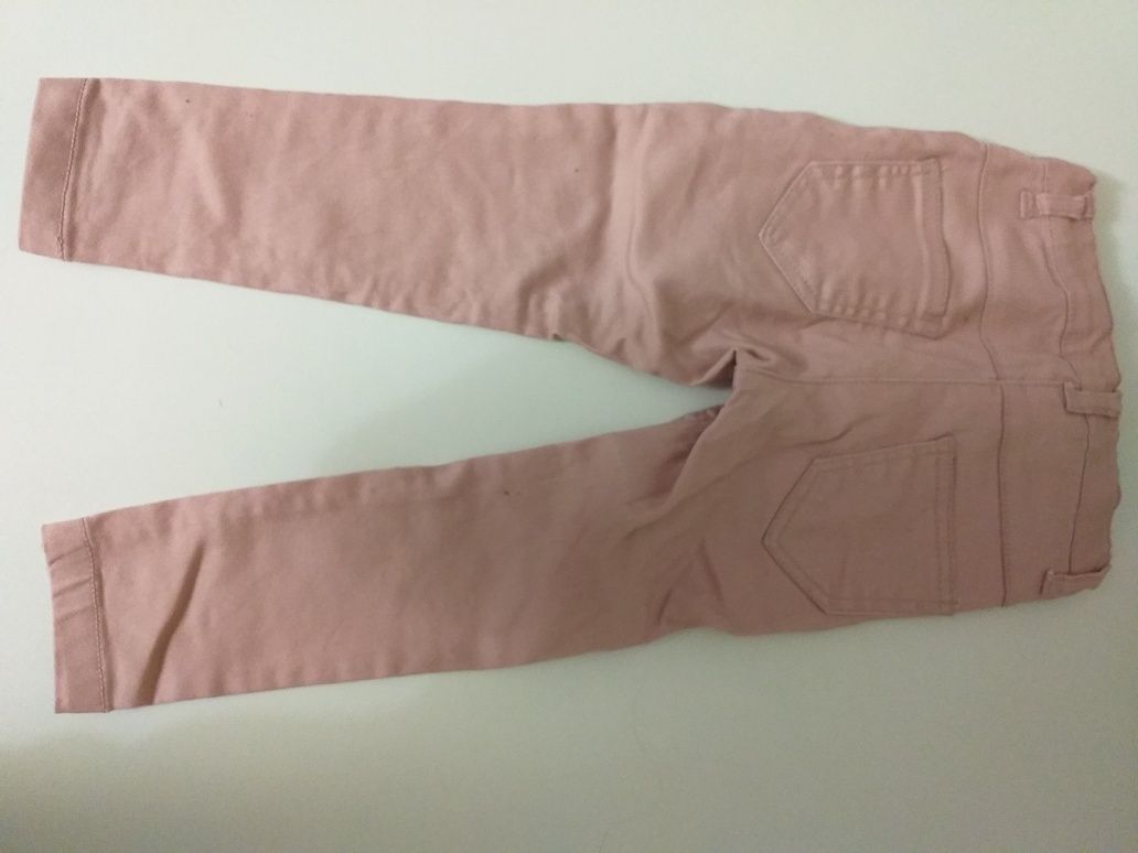 Spodnie różowe z mieniącą się nitką 92 COCCODRILLO