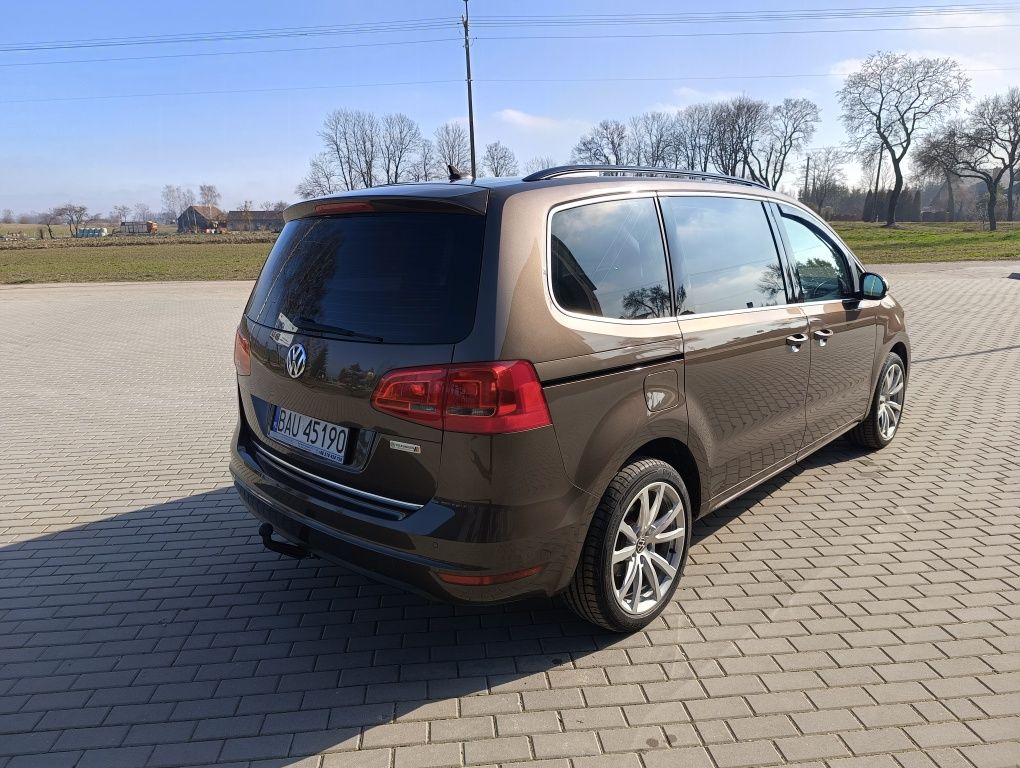 VW Sharan 2.0 170kM /DSG/CARPLAY/ WEBASTO Top Stan