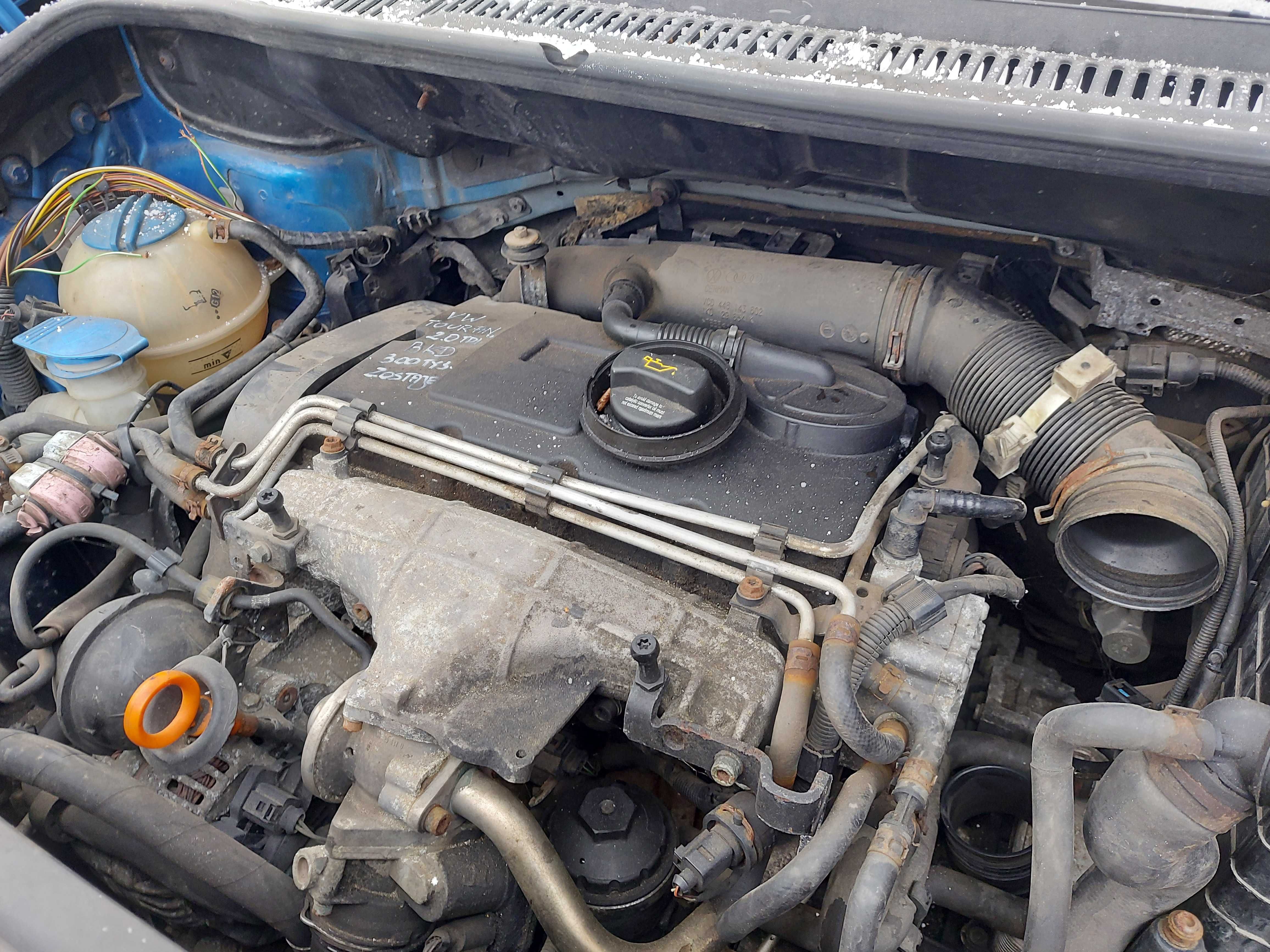 Silnik VW Touran 2,0 TDI BKD 300TYS FV transport/dostawa