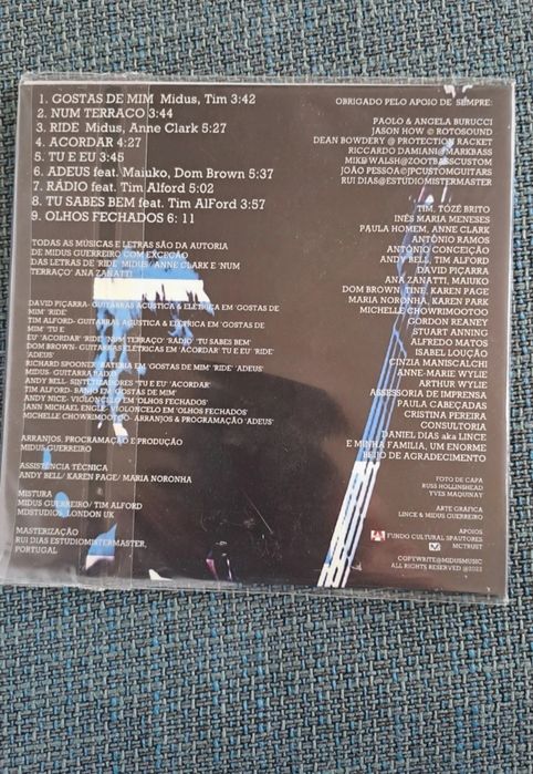 Cd Midus "Minhas Canções meus amigos "