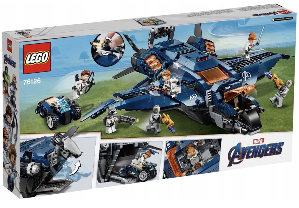 LEGO Super Heroes 76126 Avengers Ultimate Quinjet