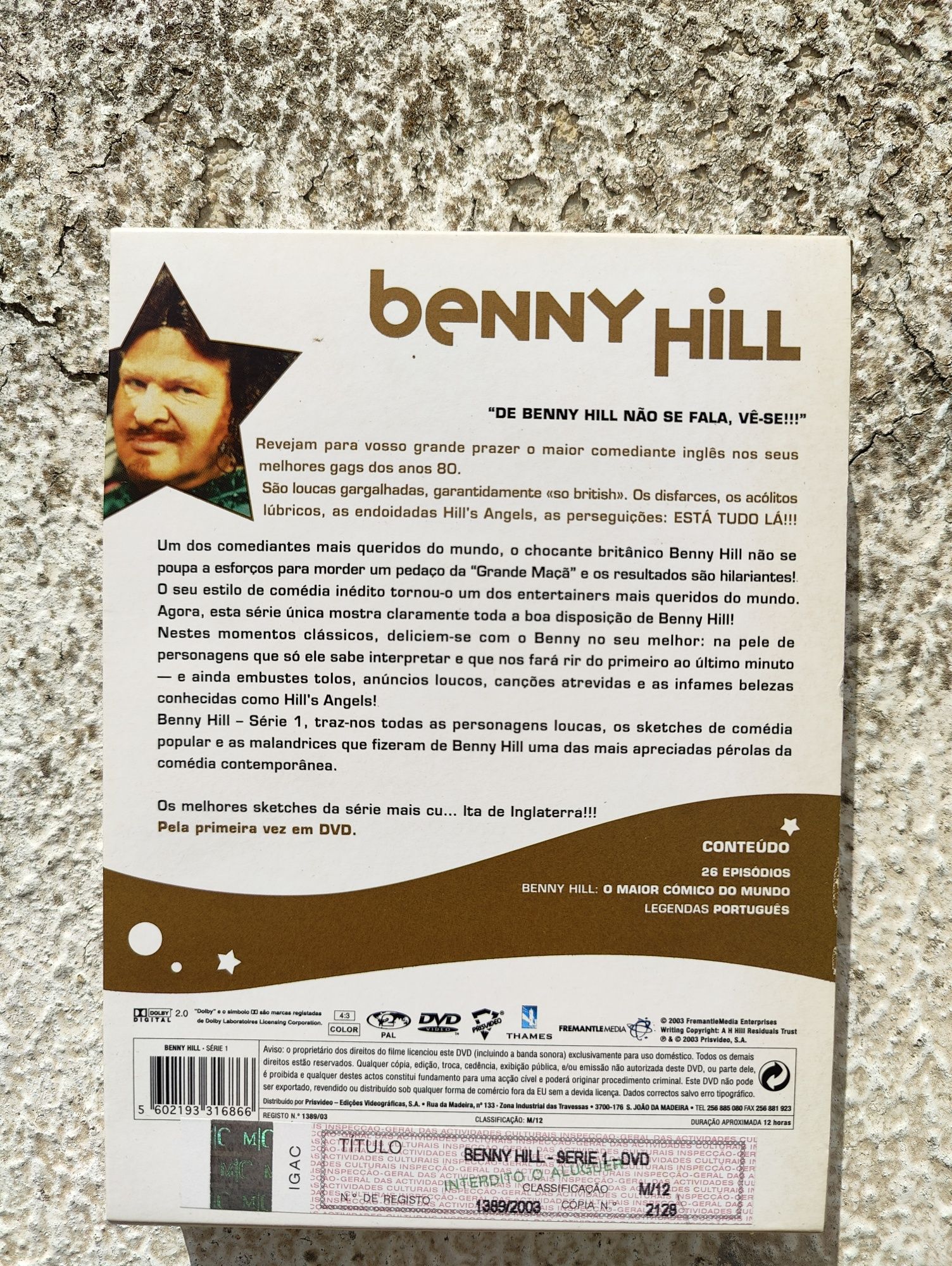 DVD Benny Hill - Serie 1