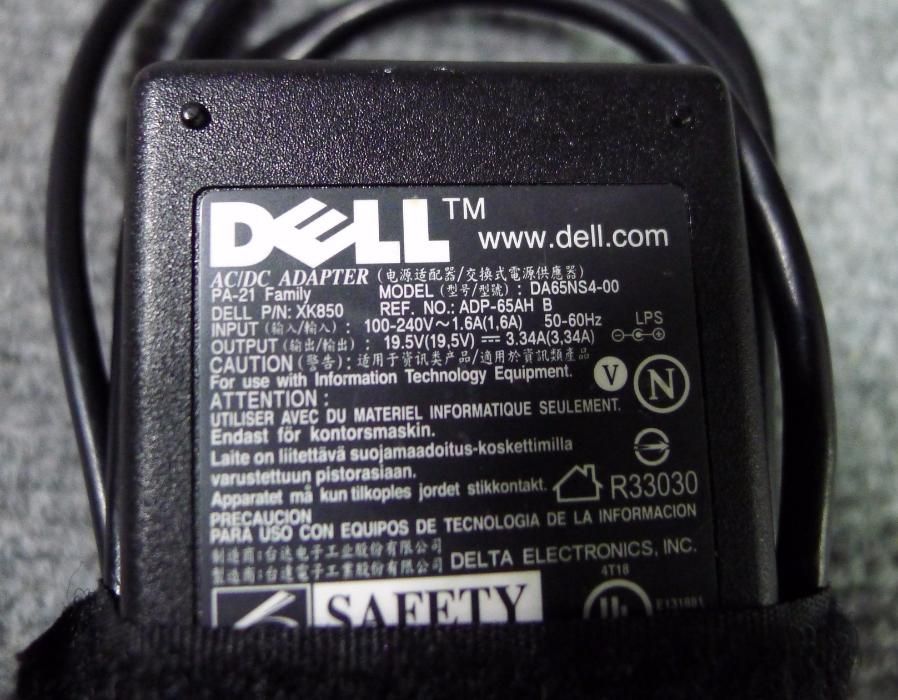 Carregador original Dell Exagonal 19V 3.34A