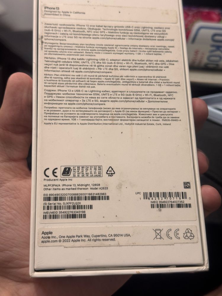 Iphone 13 92% kondycji baterii