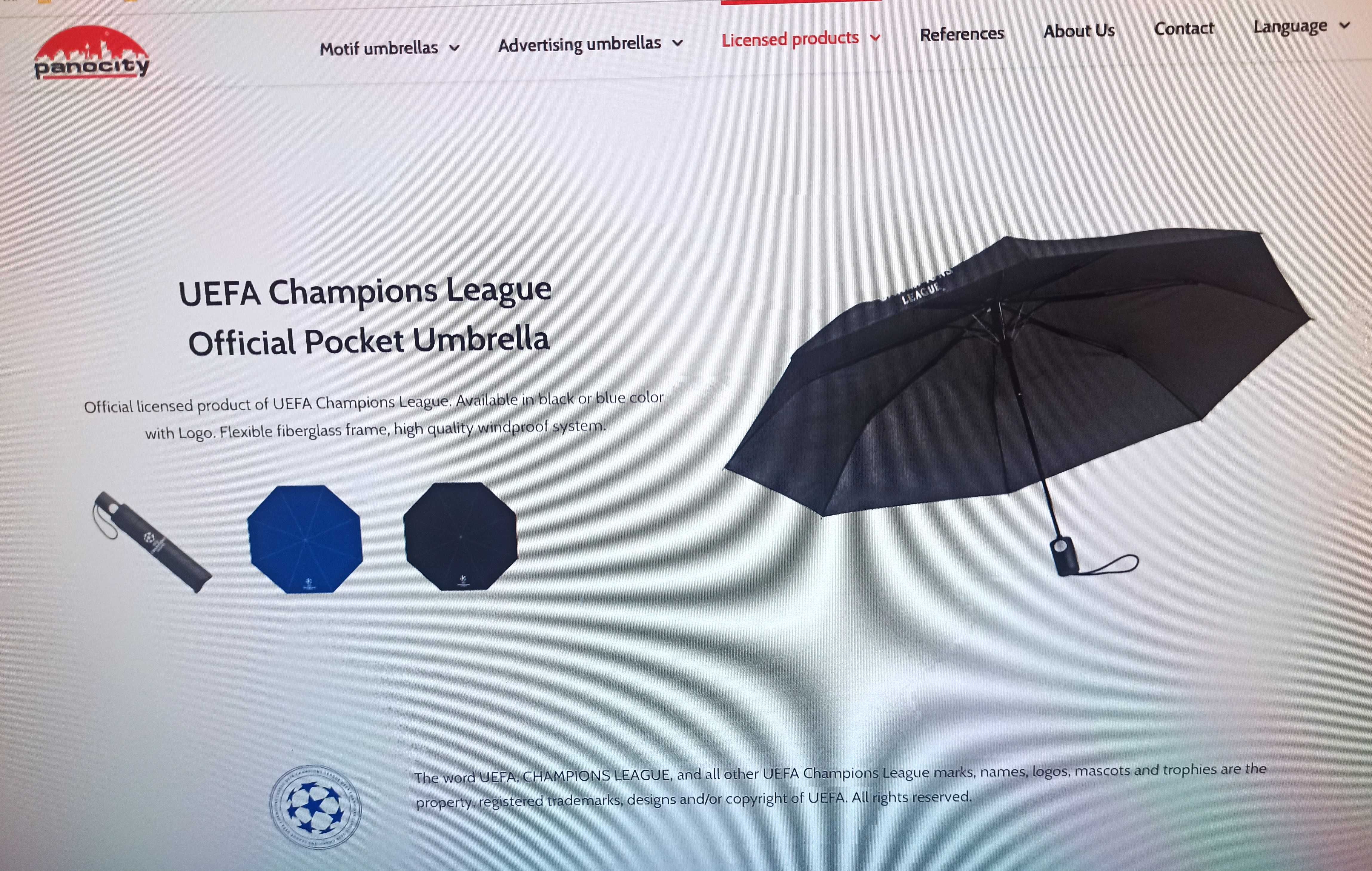 Parasol Champions League 100/ 56 nowy