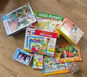 Gry i puzzle cały zestaw Okazja!