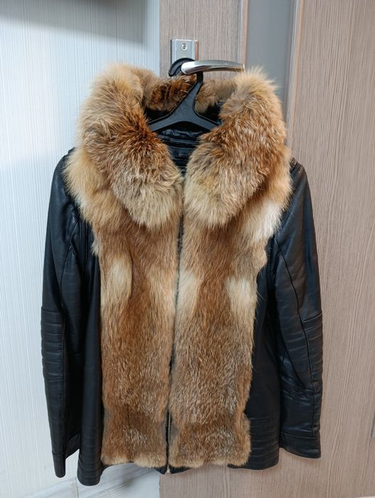 Продам шкіряну куртку з утеплювачем