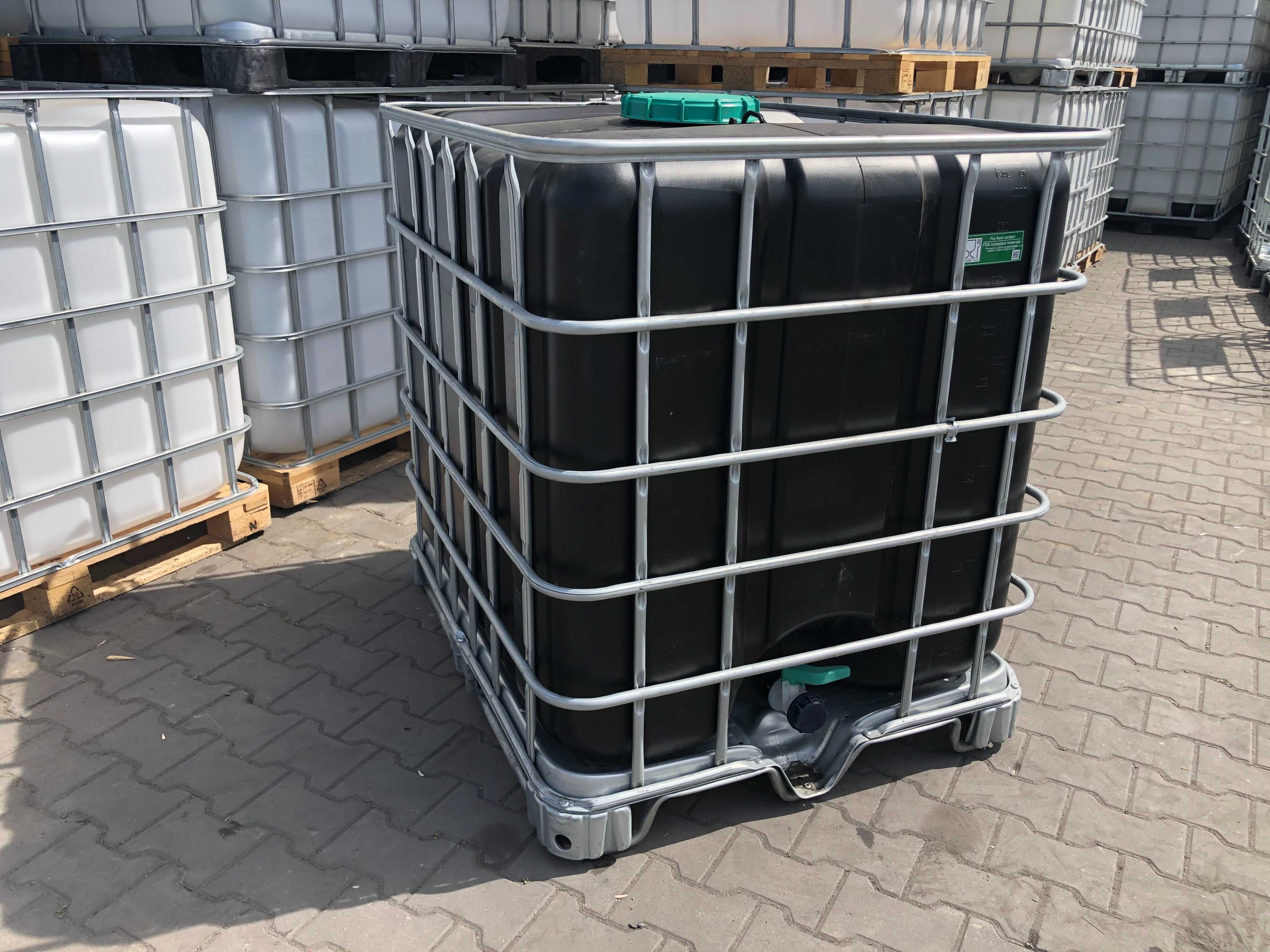 ZBIORNIK regenerowany 1000 l Mauzer, IBC PO SPOŻYWCE - olej kokosowy