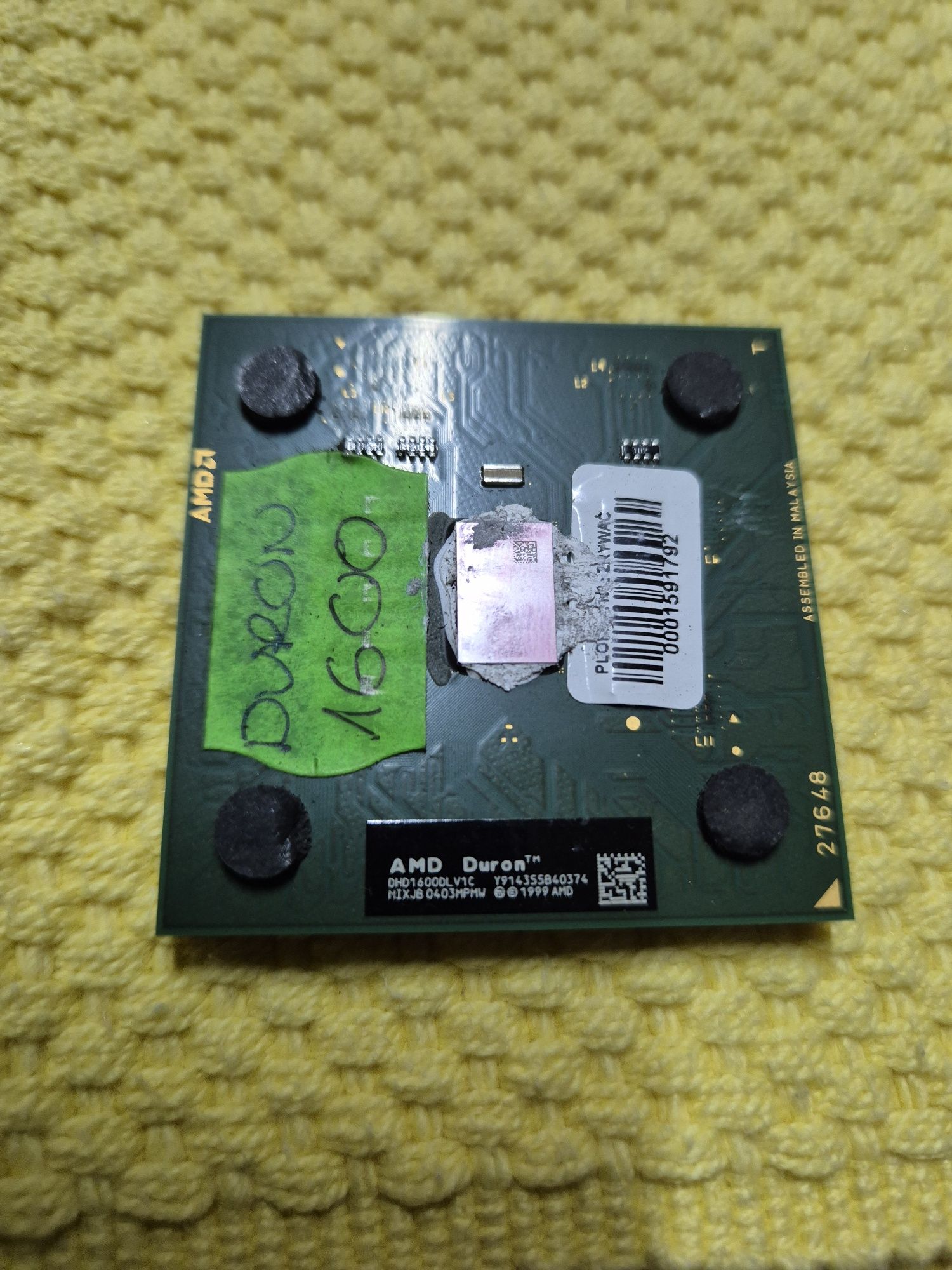 Retro procesory AMD 2X Duron oraz Sempron