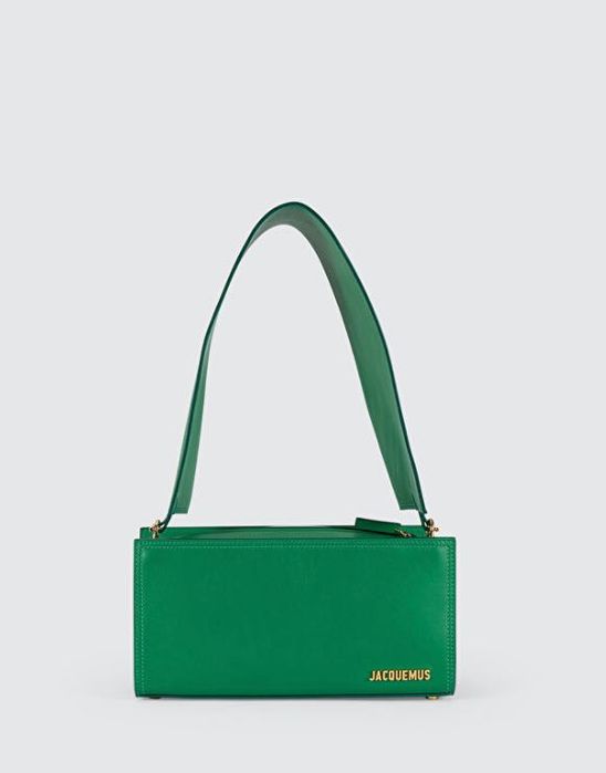 Le Rectangle Leather Shoulder Bag, jacquemus