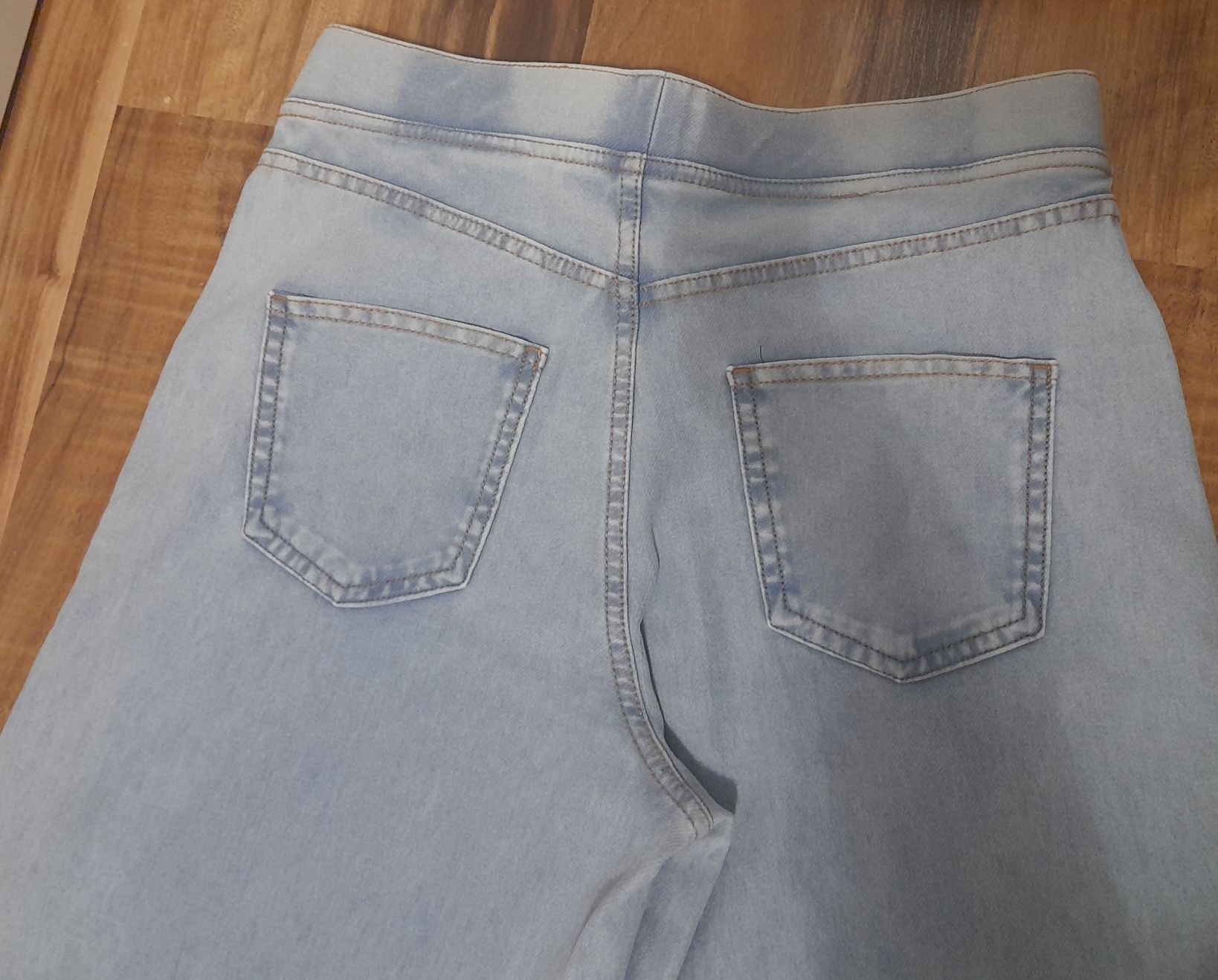 H&M spodnie dziewczęce z szeroką nogawka rozmiar 164cm