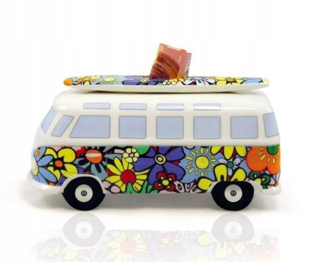 Skarbonka ceramiczna VW Camper Brisa retro 23,5x9x12 cm