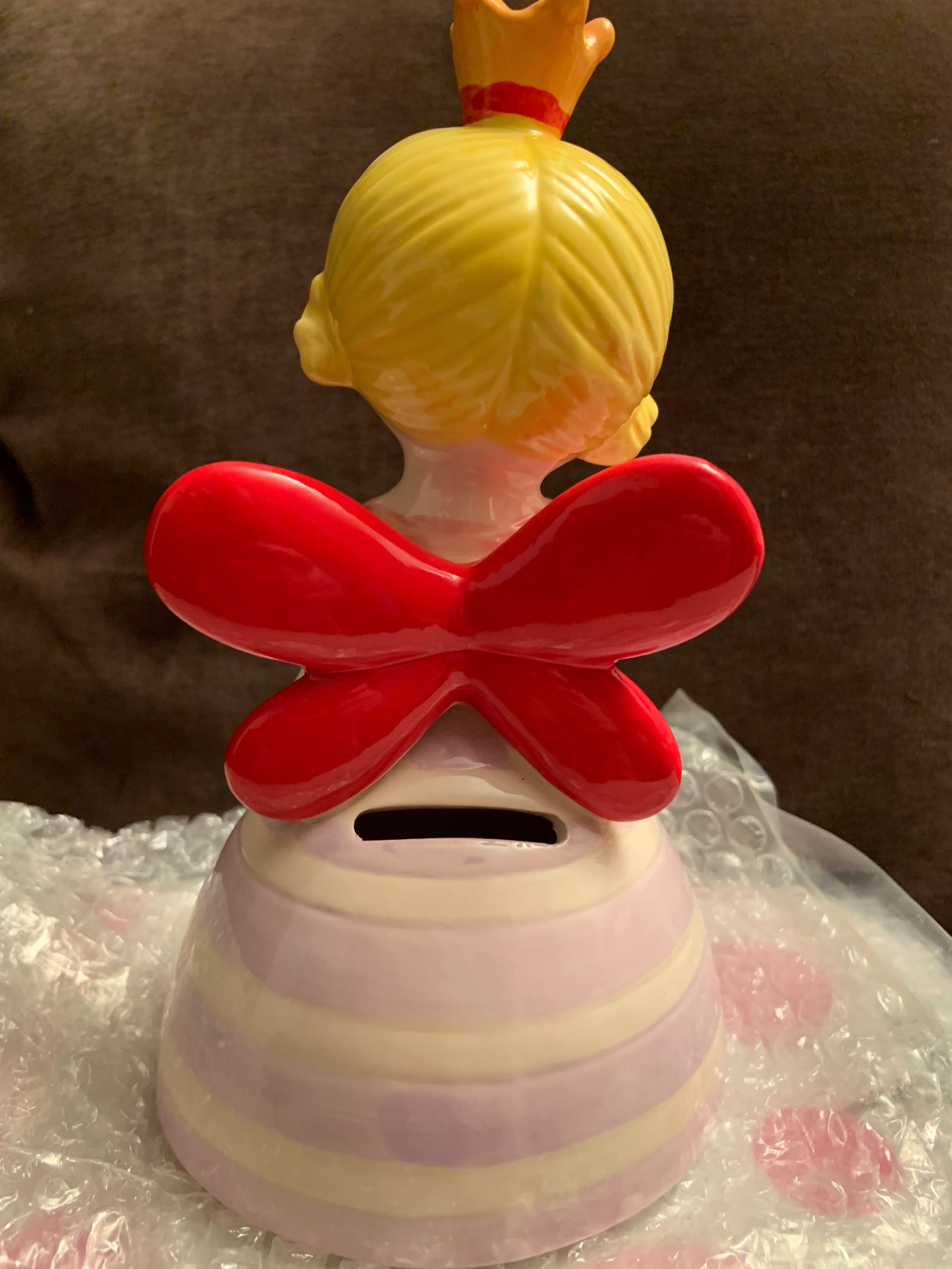 Boneca (mealheiro) em loiça pintada
