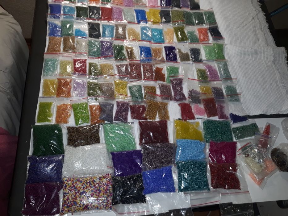 Бисер Китай разный