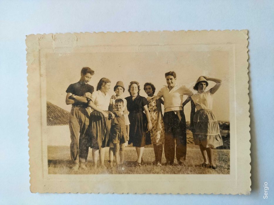 Cartão fotográfico vintage