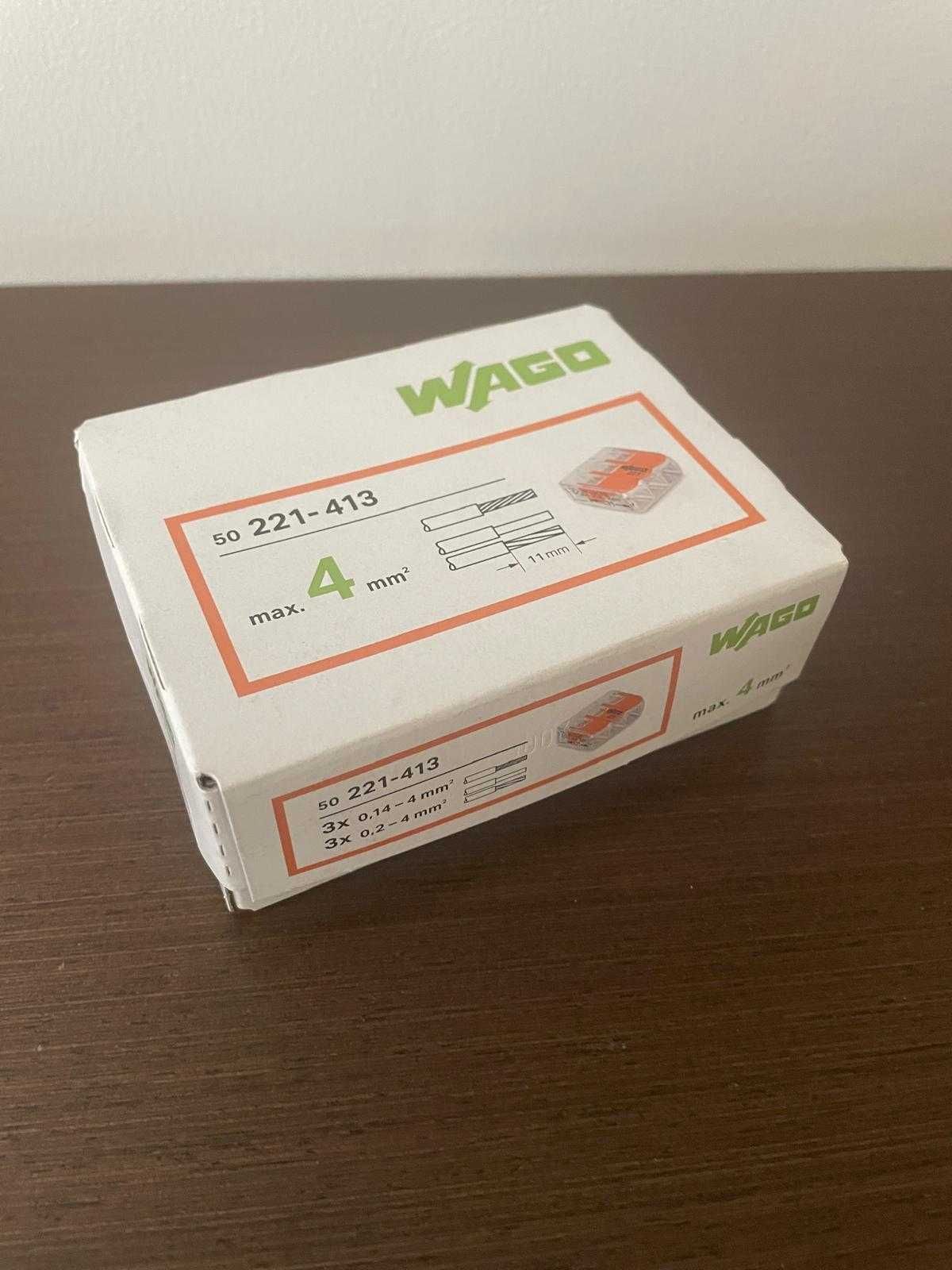 Wago 221-413 – Ligadores Rápidos 3 Entradas (50 Unidades)
