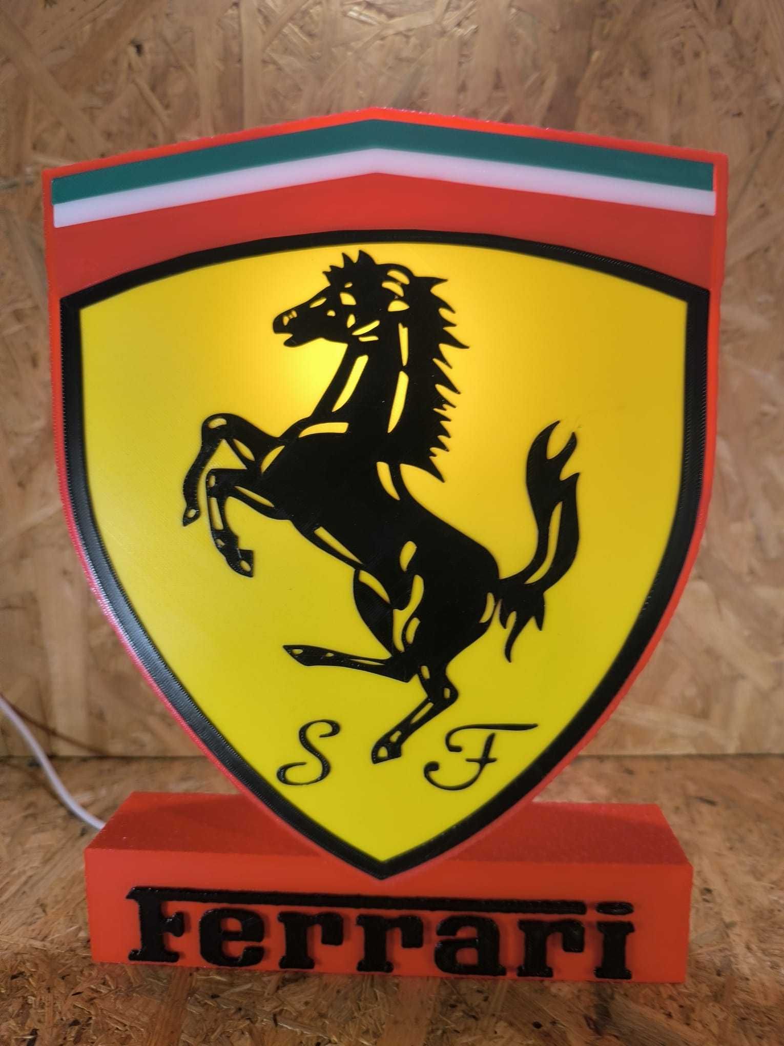 Luminaria /Lightbox Ferrari