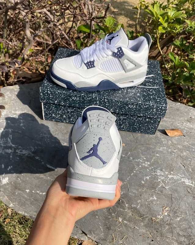 "Buty sportowe damskie"  Jordan_4_retro_Midnight_Navy_rozmiar.45