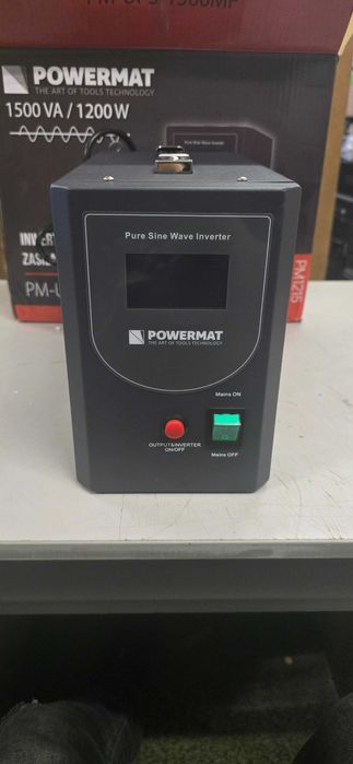 ИБП ДБЖ UPS LCD 1500VA 1200W POWERMAT PM-UPS-1500MP c прав. синусоидой