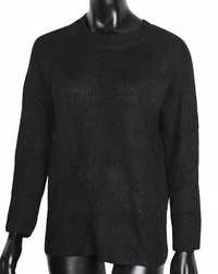Czarny klasyczny sweter basic M 38