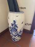 Pote de cerâmica pintado