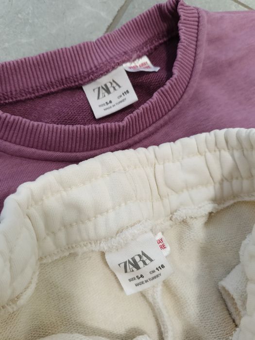 Костюм Zara світшот і штани палаццо, тринитка, 116 розмір