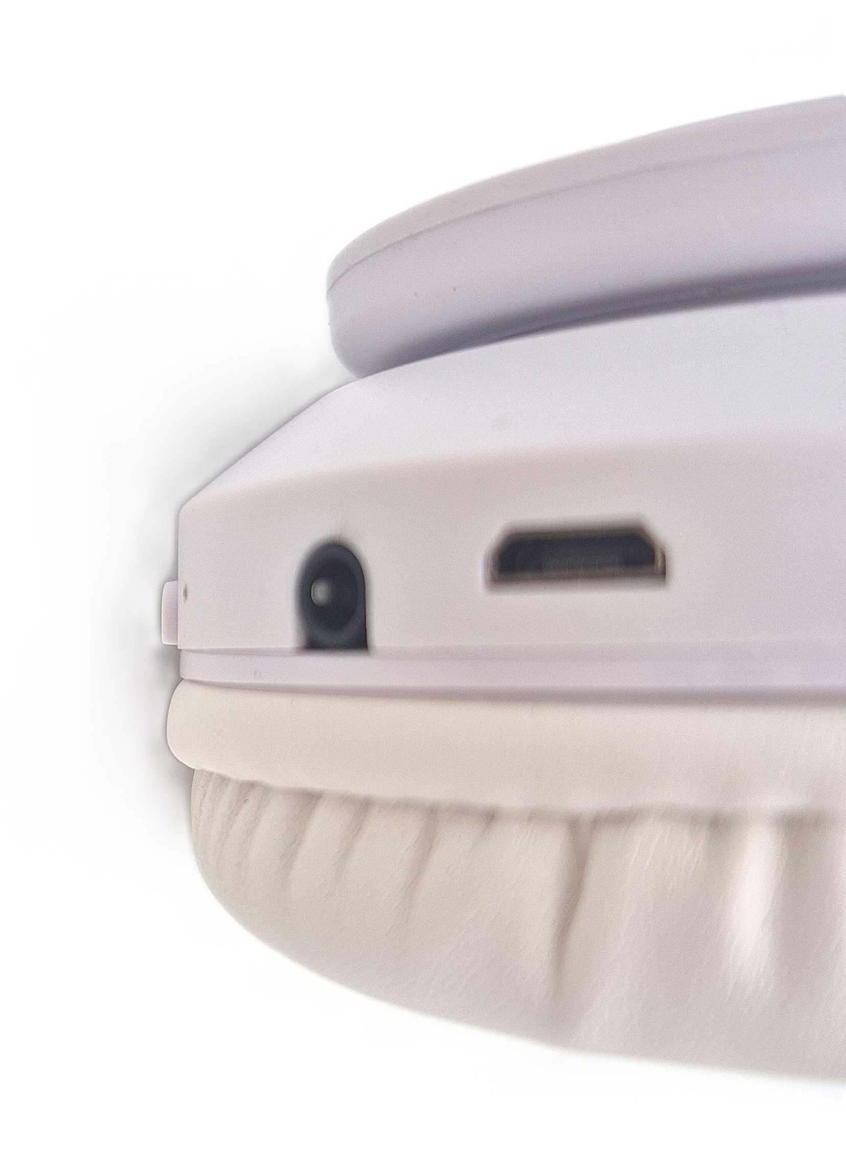 Słuchawki B39 - LED bezprzewodowe bluetooth białe