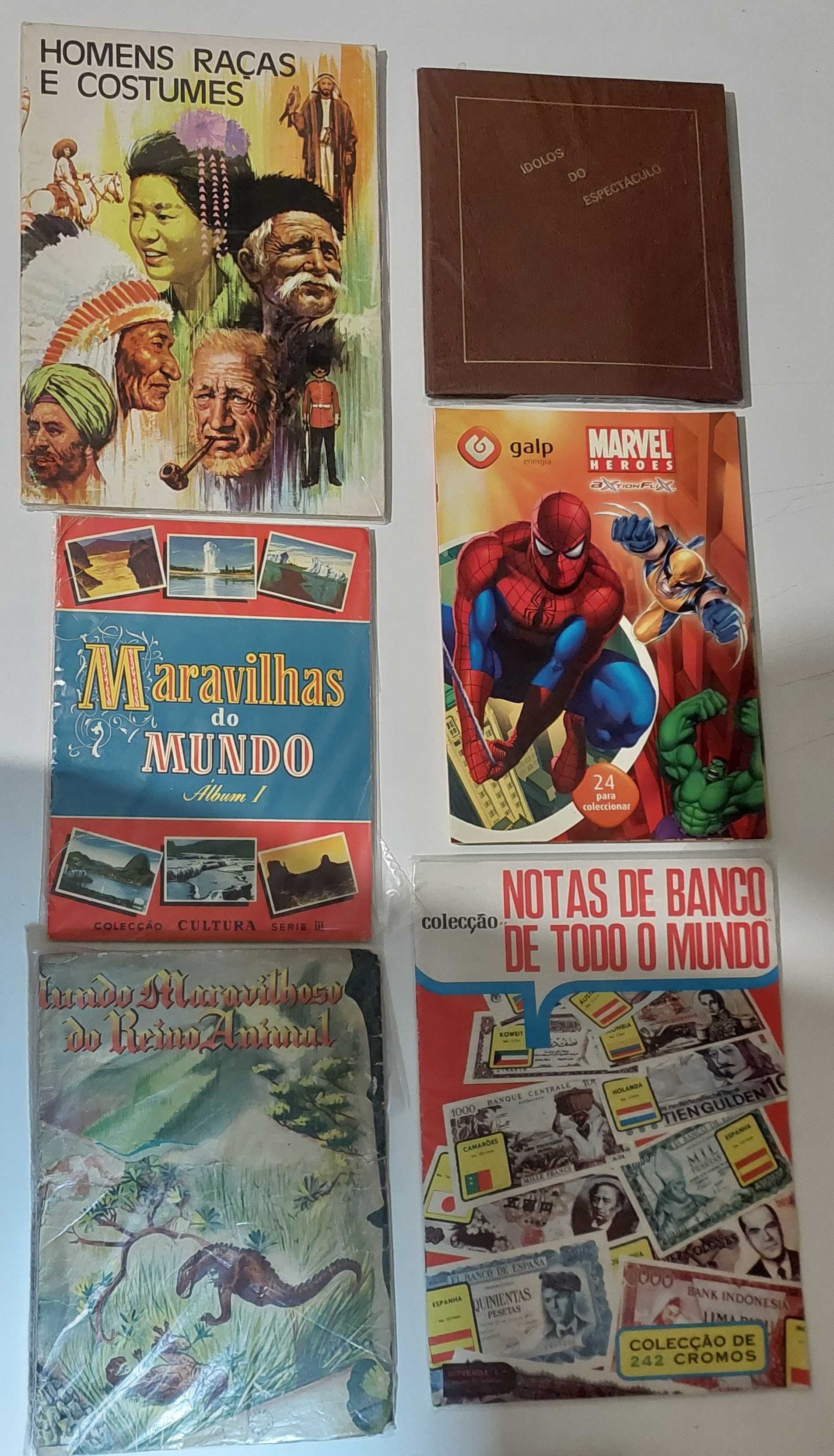 Cadernetas Completas Várias: Ver descrição, lista e fotos