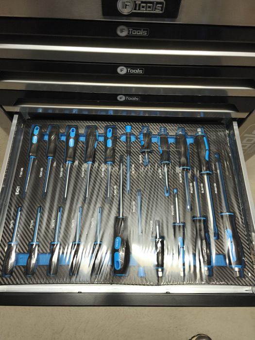 Carrinho de Ferramentas 7/7 gavetas completas FTools profissional