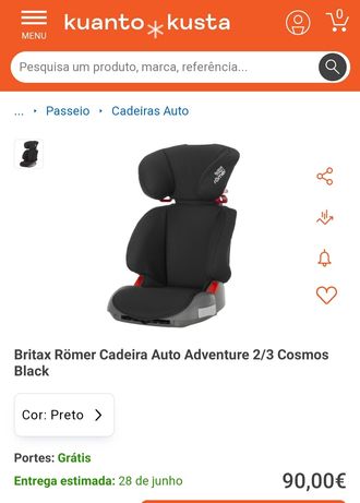 Cadeira auto 2/3 Britax Romer