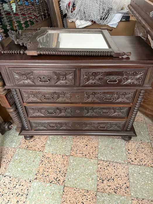 Conjunto mobília de quarto Vintage