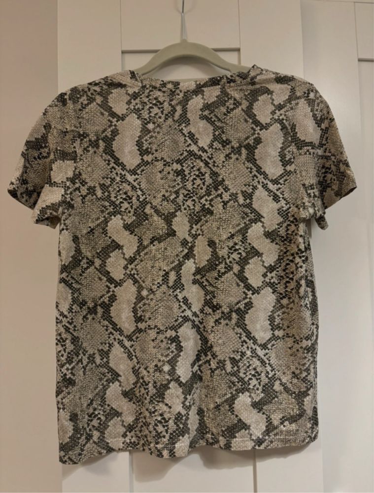 Tshirt zwierzęcy wzór H&M XS