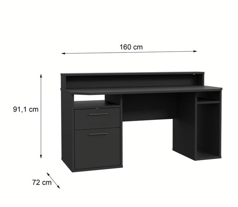 Sprzedam czarne  biurko